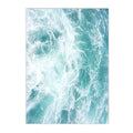 Axyaa Seaside Coconut Tree Canvas Painting: Nordic Beach Wall Art Print