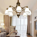Axyaa Retro LED Chandelier for Living Room, Bedroom, Dining Room, Study - Indoor Lighting