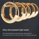 Axyaa Minimalist Gold Acrylic Circle Pendant Chandelier-Lustre Fixture
