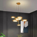 Axyaa Modern LED Pendant Chandeliers for Living Room and Dining Room Lighting