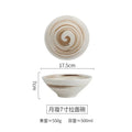 Axyaa Ramen Soup Bowl: Creative Rain-Hat Shaped Ceramic Bowl for Home and Restaurant