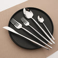 Axyaa 32Pcs Stainless Steel Cutlery Set Silverware Flatware Dinnerware Kit