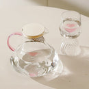 Axyaa Nordic Glass Pitcher, Trendy & Stylish, Large Capacity, Heat-resistant, Thickened Glass