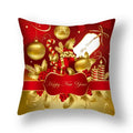 Axyaa Festive Christmas Pillow Case for Sofa Decor Merry Xmas Cushion Cover