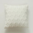 Axyaa Beige Throw Pillow Cover 45x45cm - Solid Decorative Cushion for Sofa and Bedroom