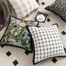 Axyaa Nordic Luxury Jacquard Pillowcase 45X45 Plush Throw Cover Home Decor