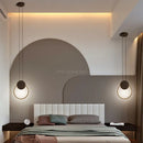 Axyaa Nordic Square Circle LED Pendant Light Chandelier - Modern Home Decor