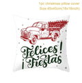 Axyaa Christmas Cushion Cover 2022: Merry Decorations, Navidad, Noel, Xmas Gifts, Happy New Year 2023
