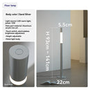 Axyaa Adjustable Chrome Black LED Floor Lamp for Home and Exhibition Hall