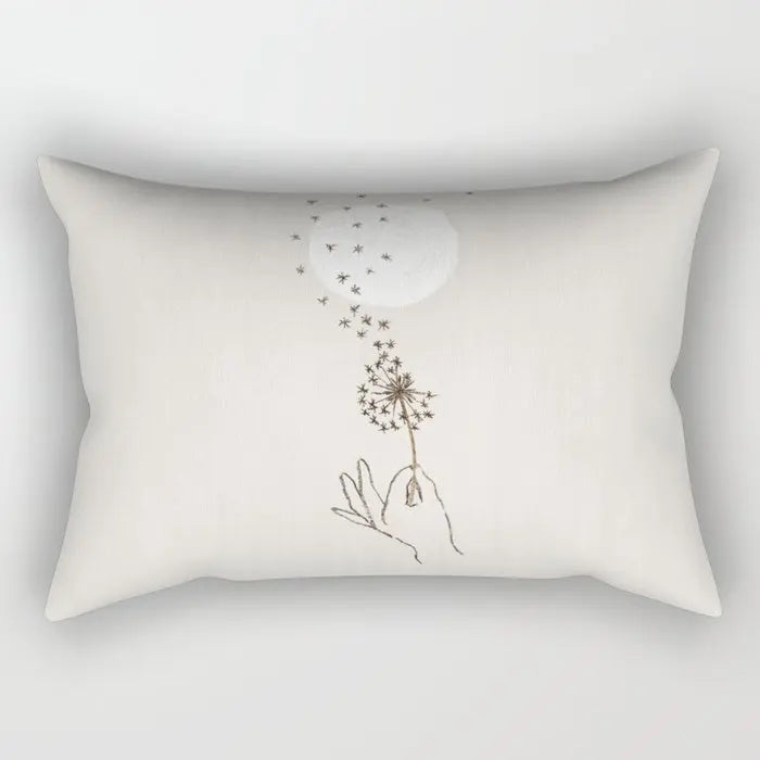 Axyaa Geometric Animal Print Sofa Pillowcase - Nordic Design