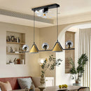 Axyaa Ceiling Fan with LED Light & Control, Modern Foldable Bedroom Lamp for Living Room