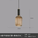 Axyaa Retro LED Glass Pendant Lamp for Home Decor Lighting