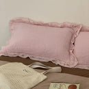 Axyaa Korean Lace Ruffled Pillowcases (Set of 2)