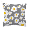 Flower Letter Print Cushion Cover for Stylish Home Decor by Axyaa