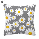 Flower Letter Print Cushion Cover for Stylish Home Decor by Axyaa