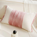 Axyaa French Red Pink Cotton Cushion Cover Set