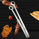 Axyaa Stainless Steel BBQ Tongs - Cooking Essential for Grilling and Food Handling