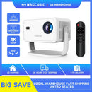 Axyaa Magcubic 4K Projector 650ANSI Auto Focus Android11 BT5.2 WIFI6 360° Home Cinema