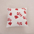 Axyaa Christmas Hat Velvet Chenille Pillowcase 45x45cm