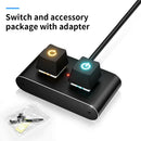 Axyaa Aluminum Desktop Motherboard Power Button - Mechanical Switch for Home Office