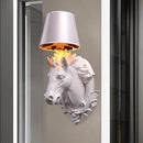 Axyaa Horsehead Wall Lamp - Nordic Creative Animal Decor Lighting