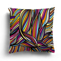 Axyaa Green Blue Wave Pattern Decorative Pillow Sleeve for Bedroom, Sofa, Car, Office