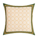 Axyaa Green Leaves Moss Print Velvet Cushion Cover 45x45cm for Home Decor