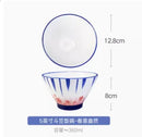 Axyaa 5 Inch Ceramic Rice Porridge Bowl Fruit Salad Breakfast Dim Sum Bowl