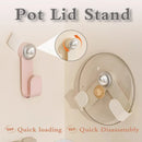 Adjustable Pot Lid Holder Wall Mounted Rack by Axyaa - Multipurpose Storage Hook