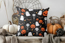 Axyaa Halloween Pattern Pillow Cover for Sofa Bedroom Car Decor