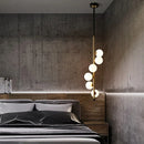 Axyaa Glass Ball Pendant Lights: Nordic Minimalism for Home Restaurant Bar Decor