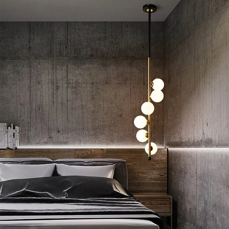 Axya Glass Ball Pendant Lights: Nordic Minimalism for Home Decor