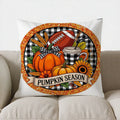 Axyaa Autumn Leaves & Berries Decorative Pillow Cover