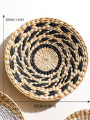 Axyaa Seagrass Wall Hanging Boho Home Decor Handmade Natural Art for Bedroom & Living Room