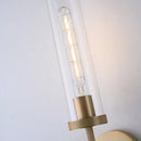 Axyaa Copper Glass Wall Light E27 for Bedroom Parlor Aisle Bathroom Sconce
