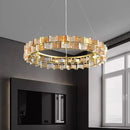Axyaa Gold Chandelier with Butterfly Glass Shade - Luxury Lighting for Home & Hotel