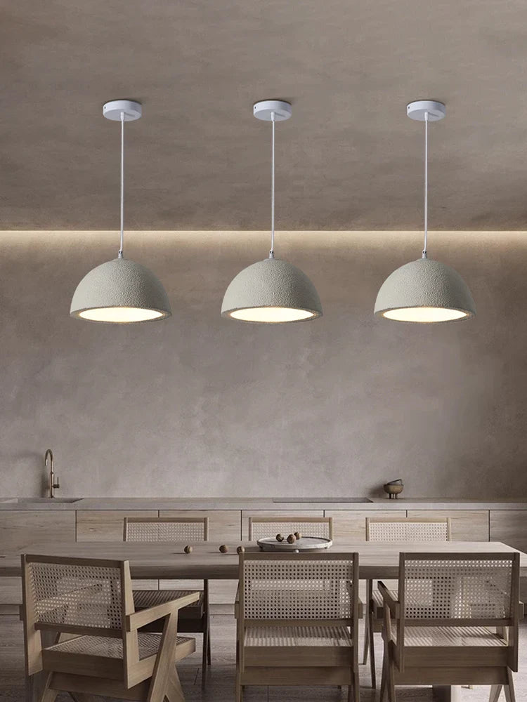 Axyaa Nordic Minimalist Wabi Sabi LED Chandelier for Restaurant, Bedroom, Living Room