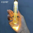 Axyaa Crystal Chandelier: Nordic Luxe Pendant Lamp for Bedroom, Dining Room & Bar