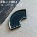Axyaa Dessert Cake & Snack Plate for Tea, Pastries, Fruits - Creative Geometry Design
