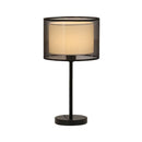 Axyaa Nordic Classic Black White Table Lamp Night Light