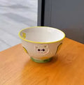 Axyaa Tulip Student 3D Relief Rice Bowl - Children's Tableware