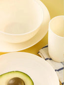 Axyaa Plastic Tableware Set for Home, Camping, Picnic - Reusable Bowl, Plate, Cup (4/16/20/24/32pcs)