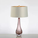 Axyaa Nordic Glaze Table Lamp Modern LED Desk Light for Living Room and Bedroom