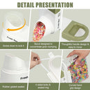 Axyaa Cereal Storage Container with Pour Spout Seal for Dry Food and Pantry Organization