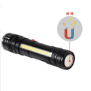 Axya's Magnetized LED Flashlight: Rechargeable, Waterproof, Portable Torch with Side Light