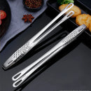 Axyaa Stainless Steel BBQ Tongs - Cooking Essential for Grilling and Food Handling
