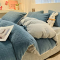 Axyaa Winter Engraved Milk Fleece Quilt Cover Double-Sided Coral Fleece Single