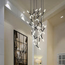 Axyaa LED Pendant Chandelier for Modern Home Decor and Indoor Lighting