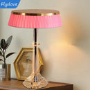 Axyaa LED Crystal Table Lamp for Home Decor in Bedroom or Living Room