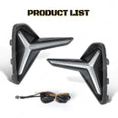 Axyaa LED Daytime Running Lights Turn Signal Fog Lamps for Geely Emgrand EC7 DIHAO Proton S70